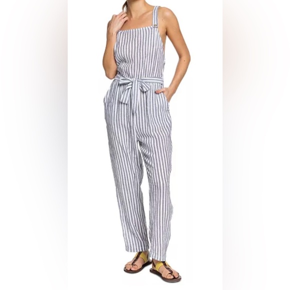 Roxy Gray and White Jumpsuit - Picture 7 of 16